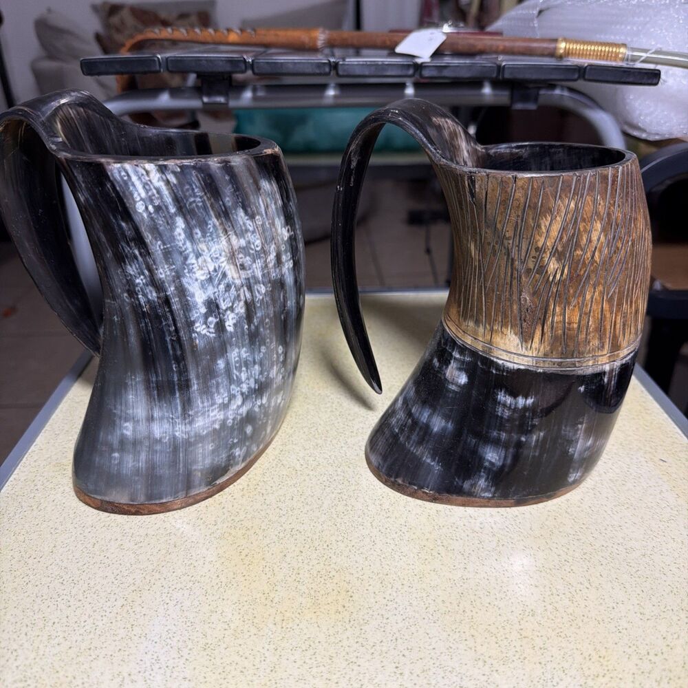 Norse Tradesman Viking Ox Horn Beer Bug